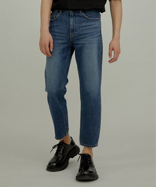 [OUTLET] #RC08 rugged [regular crop jeans]
